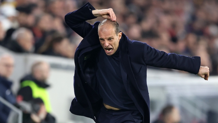 Juventus boss Massimiliano Allegri has been left frustrated at times this season