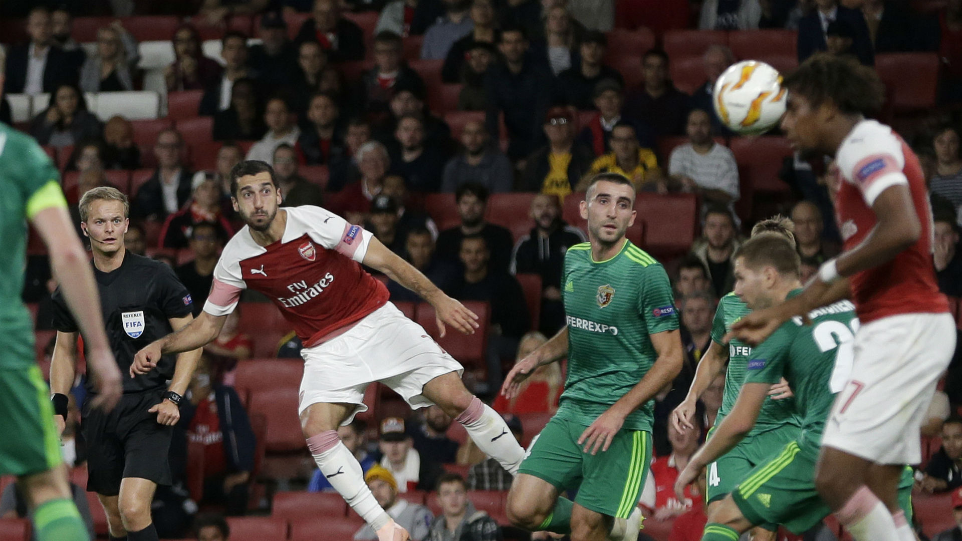 UEFA Europa League Report: Arsenal v Vorskla 20 September 2018