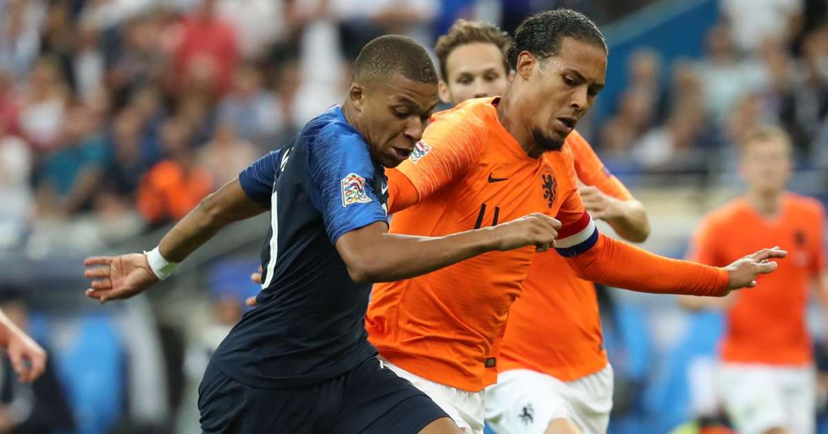 Netherlands' Van Dijk relishing Mbappe showdown