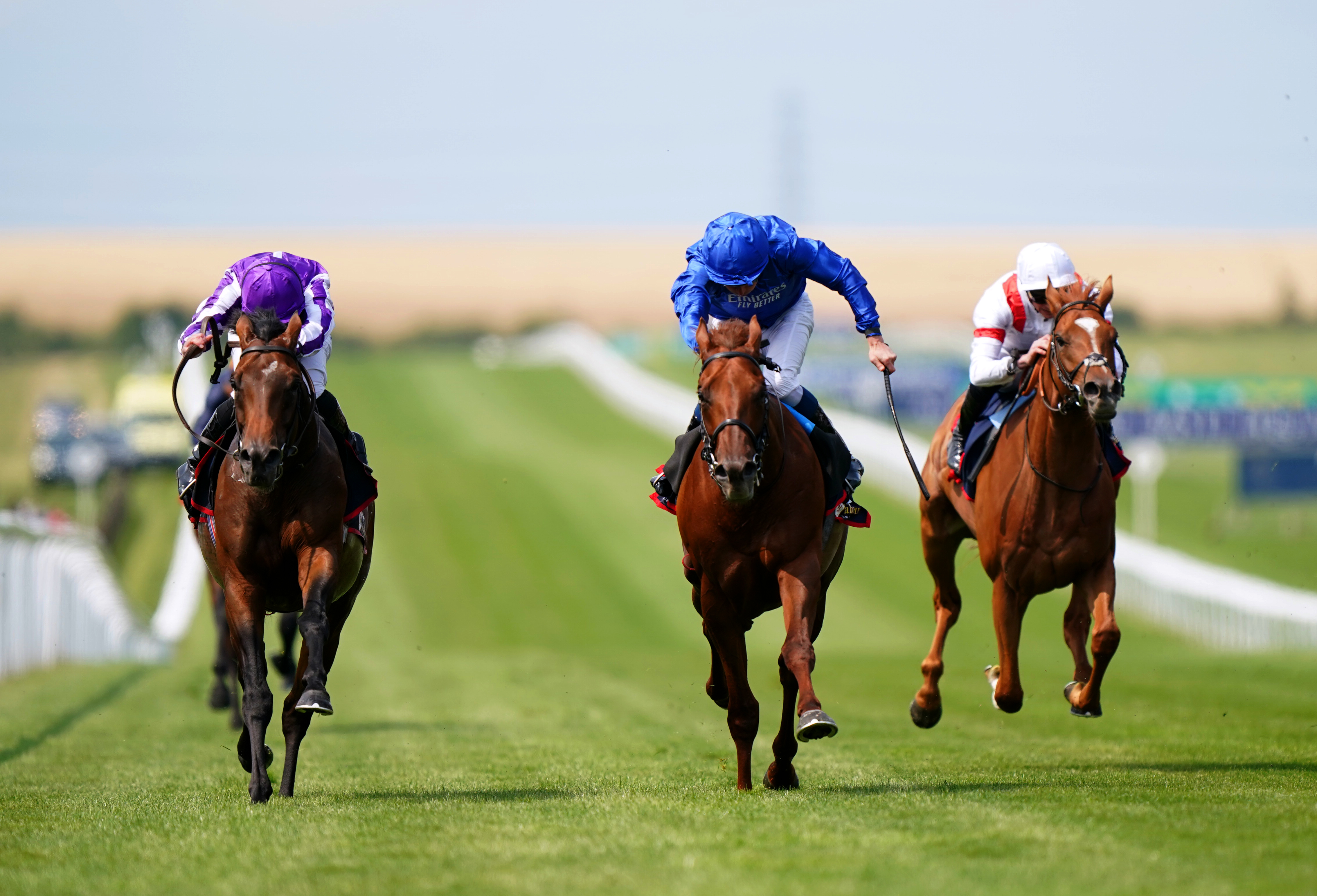 Tower Of London (left) in the Bahrain Trophy Stakes