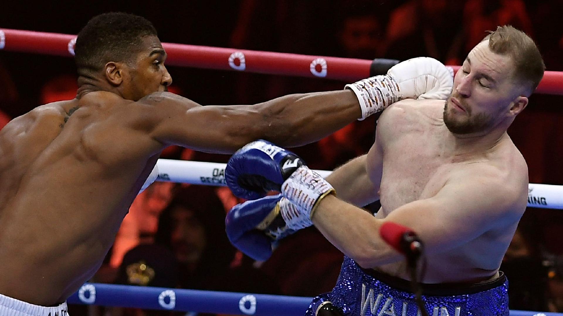 Anthony Joshua produces brilliant display to beat Otto Wallin after fifth round