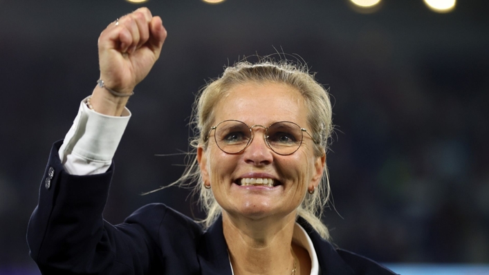 England's Dutch boss Sarina Wiegman has made history