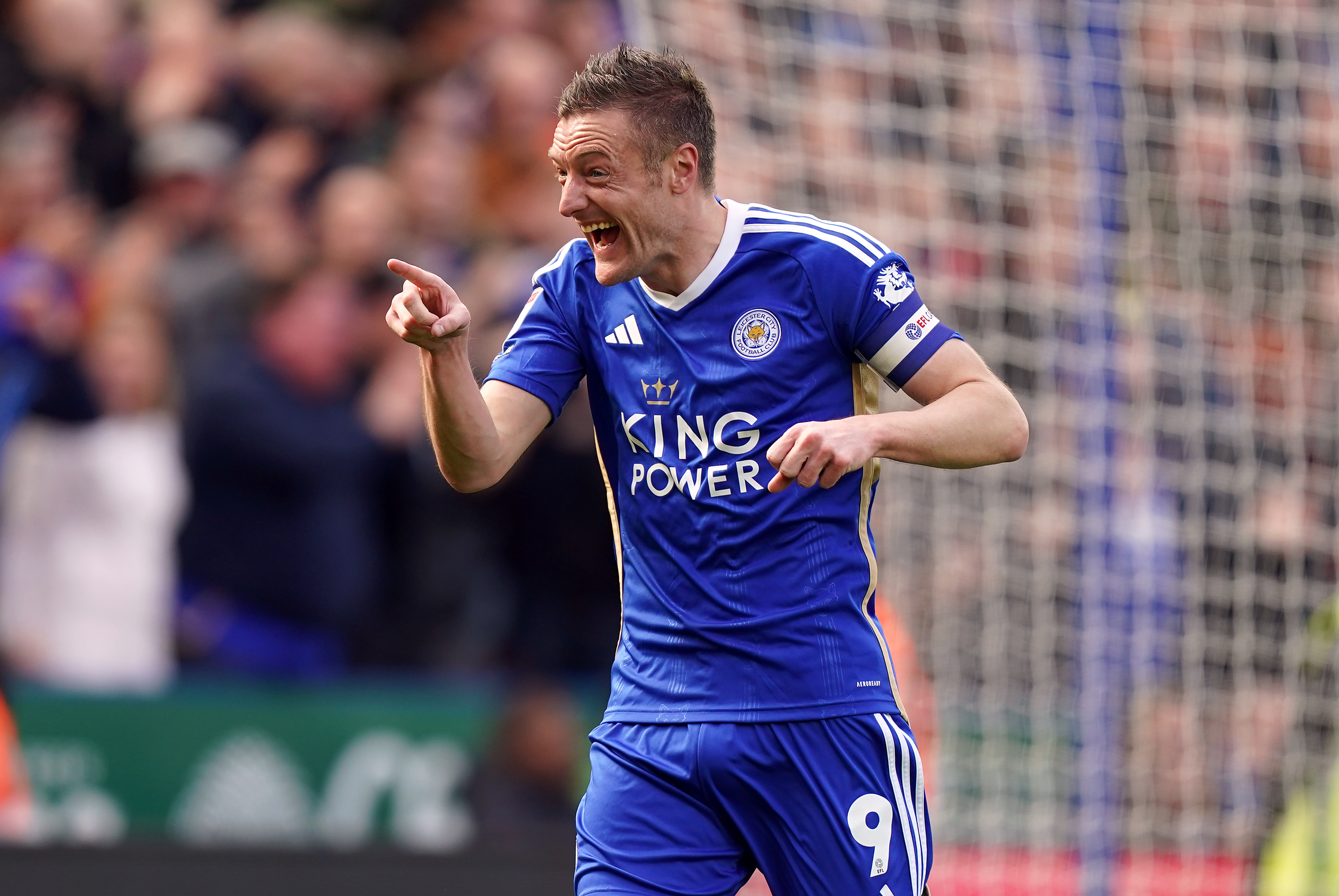 Jamie Vardy's goal capped Leicester's win