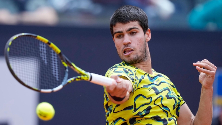 Carlos Alcaraz is the top seed at the French Open (Andrew Medichini/AP)