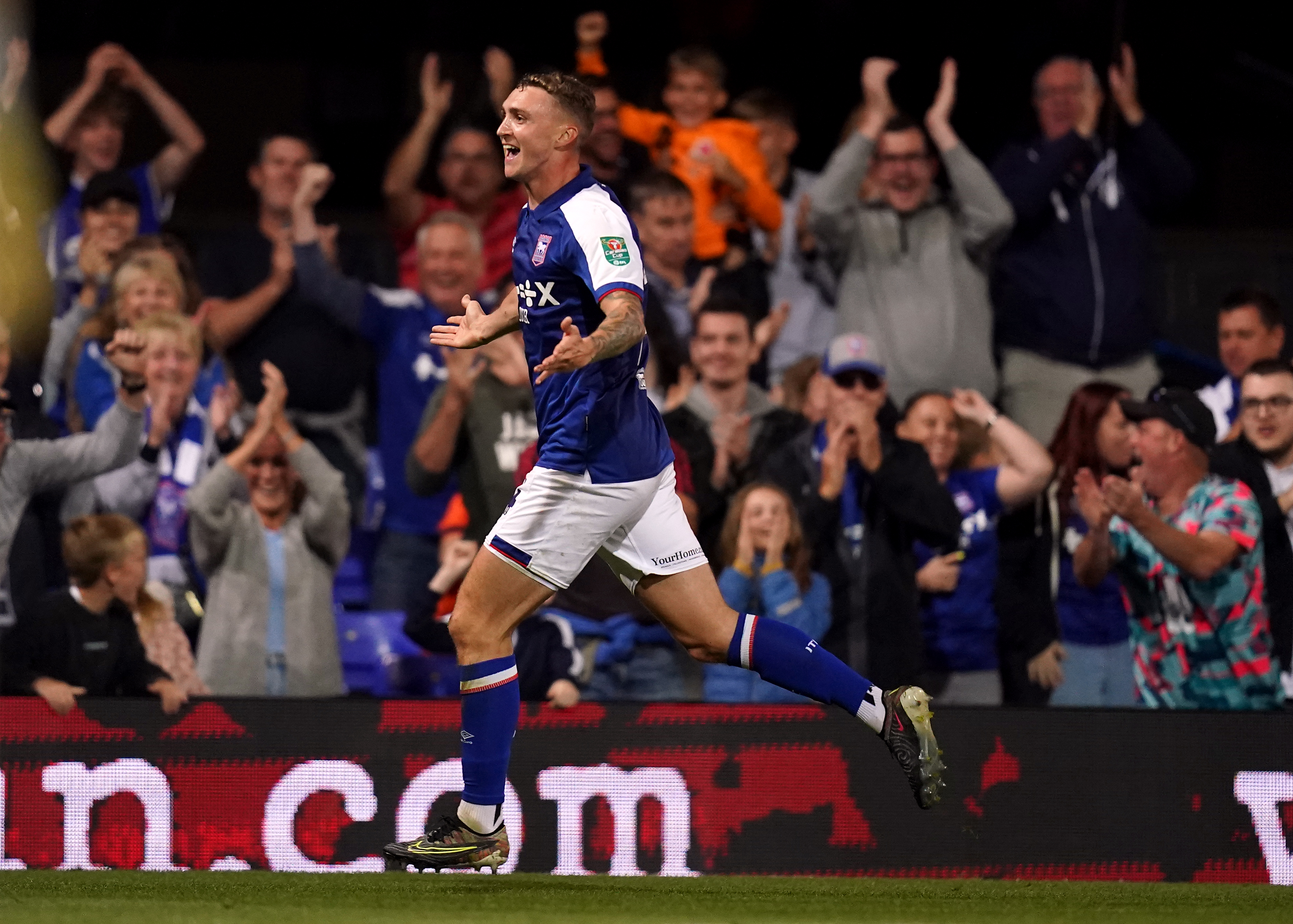 Ipswich come from two goals down to knock Wolves out of Carabao Cup