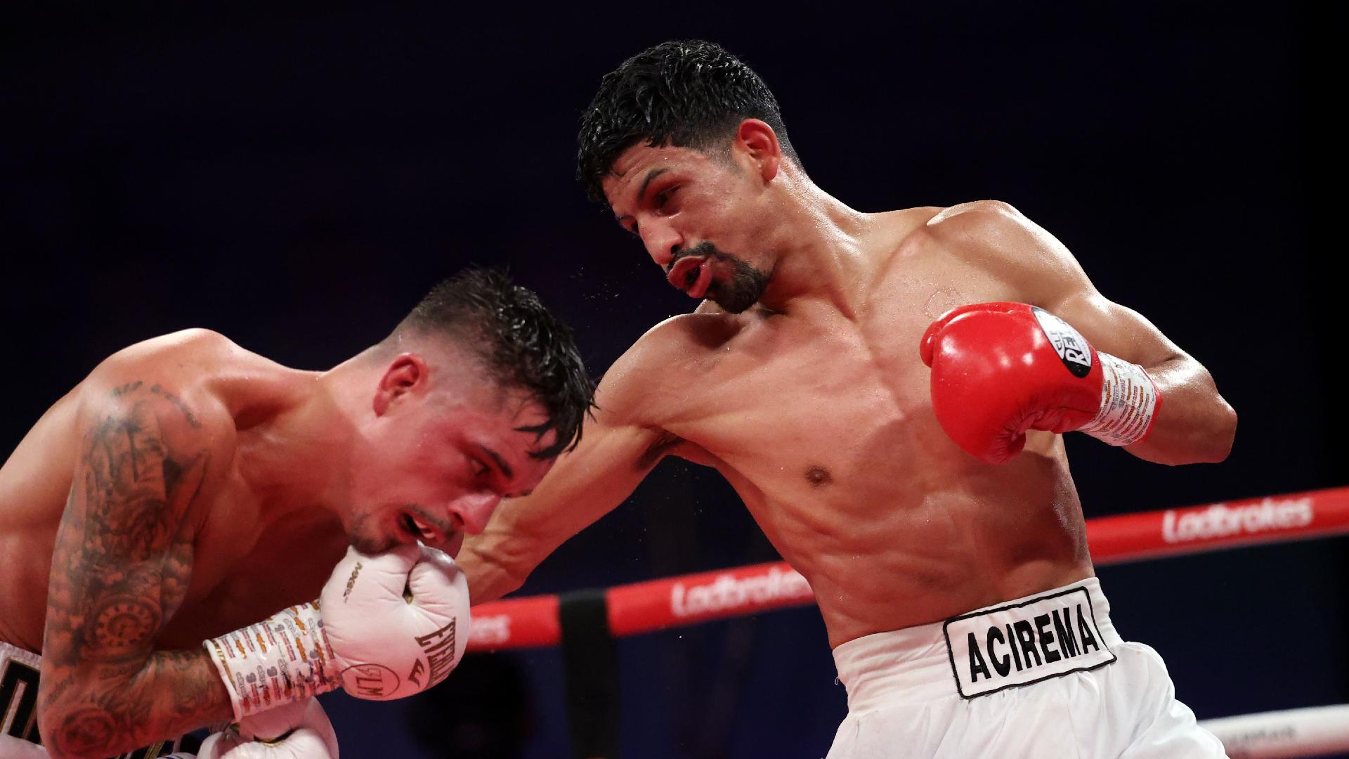 Lee McGregor (left) in action against Erik Robles (Steve Welsh/PA)