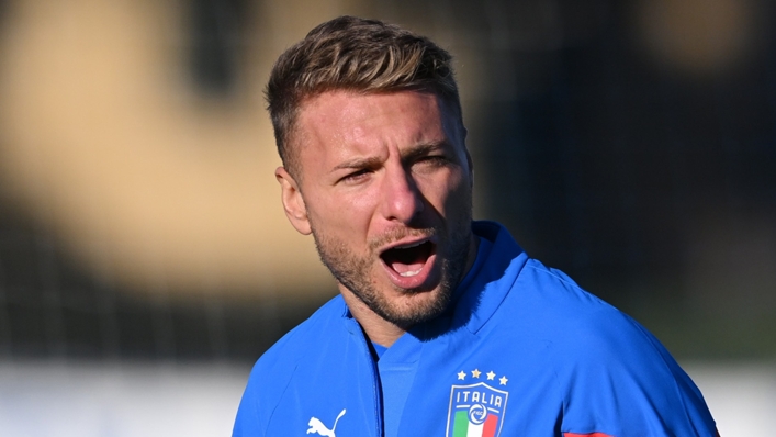 Italy will be without Ciro Immobile when they face England