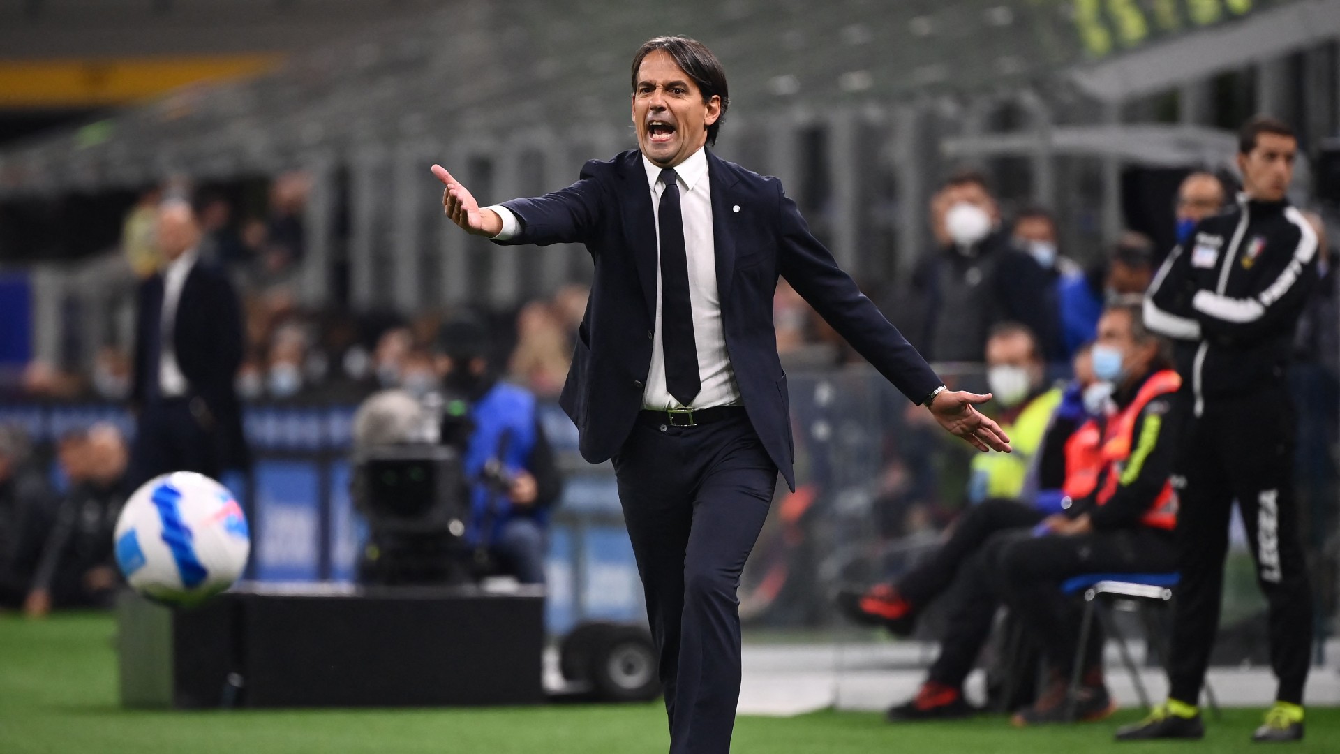 Simone Inzaghi was left frustrated as Juventus equalised from a late penalty against Inter