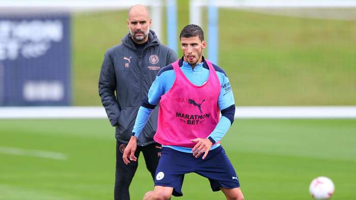 Guardiola giving nothing away over whether Dias will start at Leeds