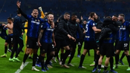 Inter celebrate their dramatic win
