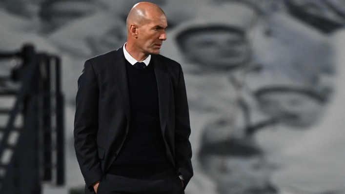 Real Madrid head coach Zinedine Zidane