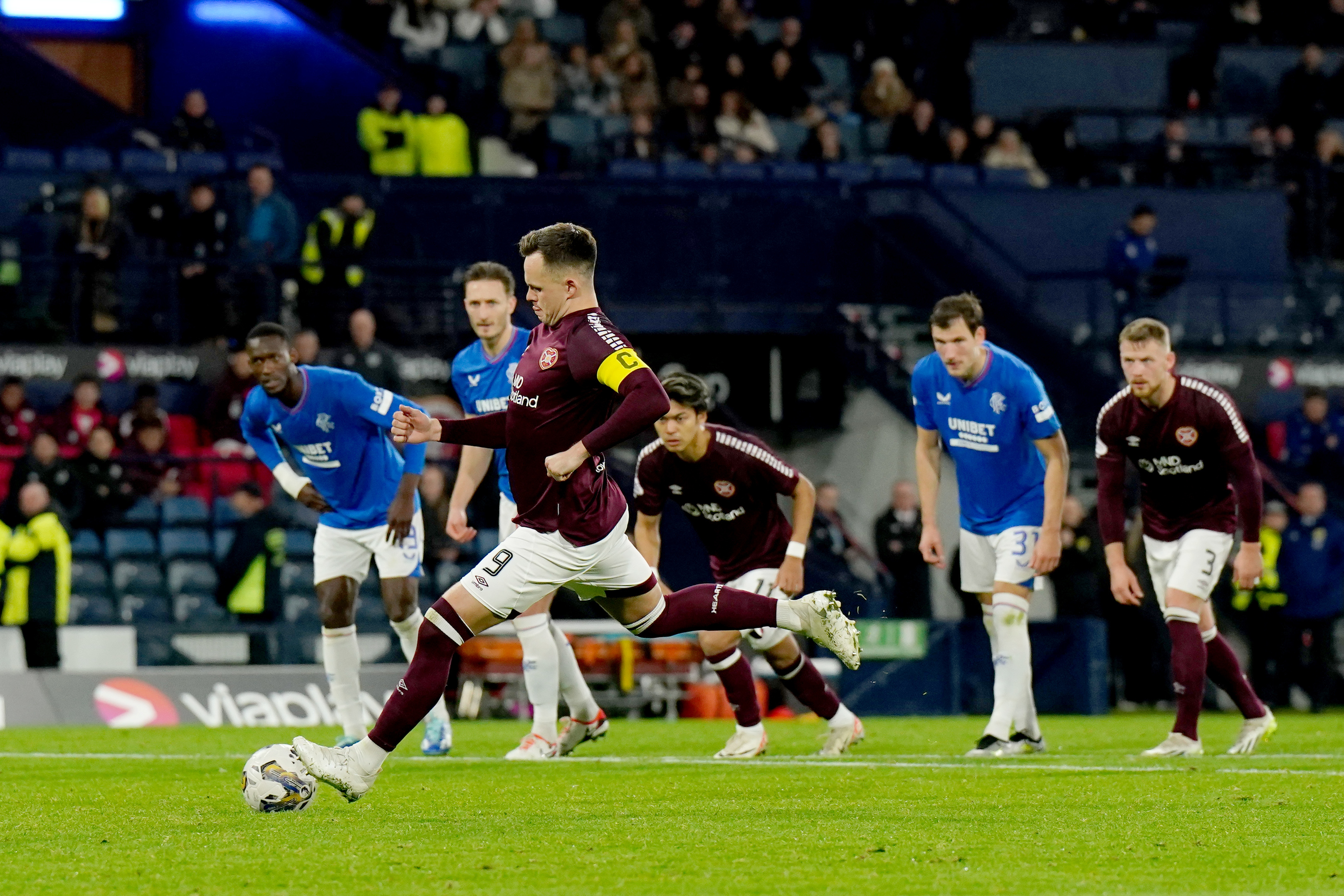 Hearts striker Lawrence Shankland