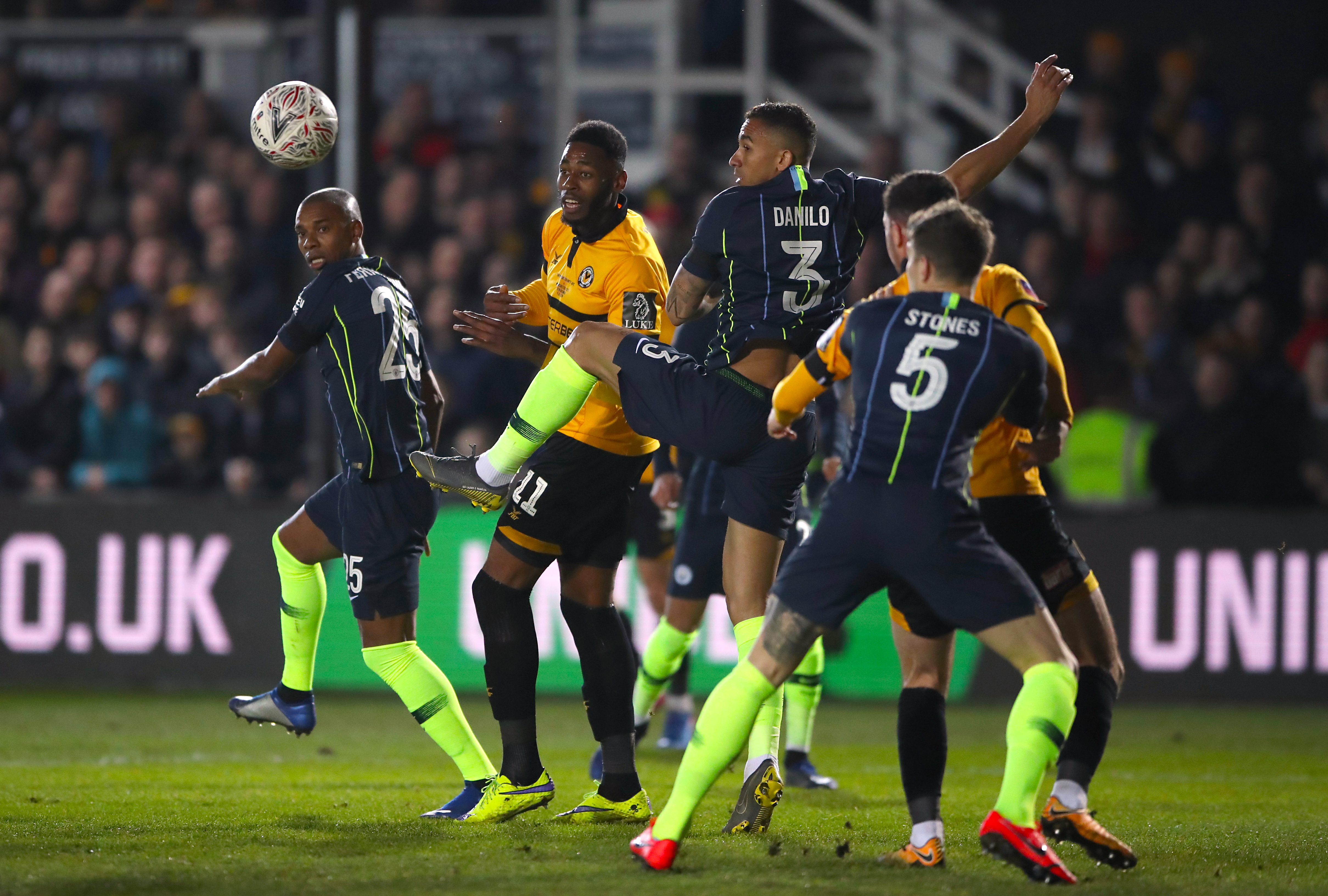Newport County v Manchester City – FA Cup – Fifth Round – Rodney Parade