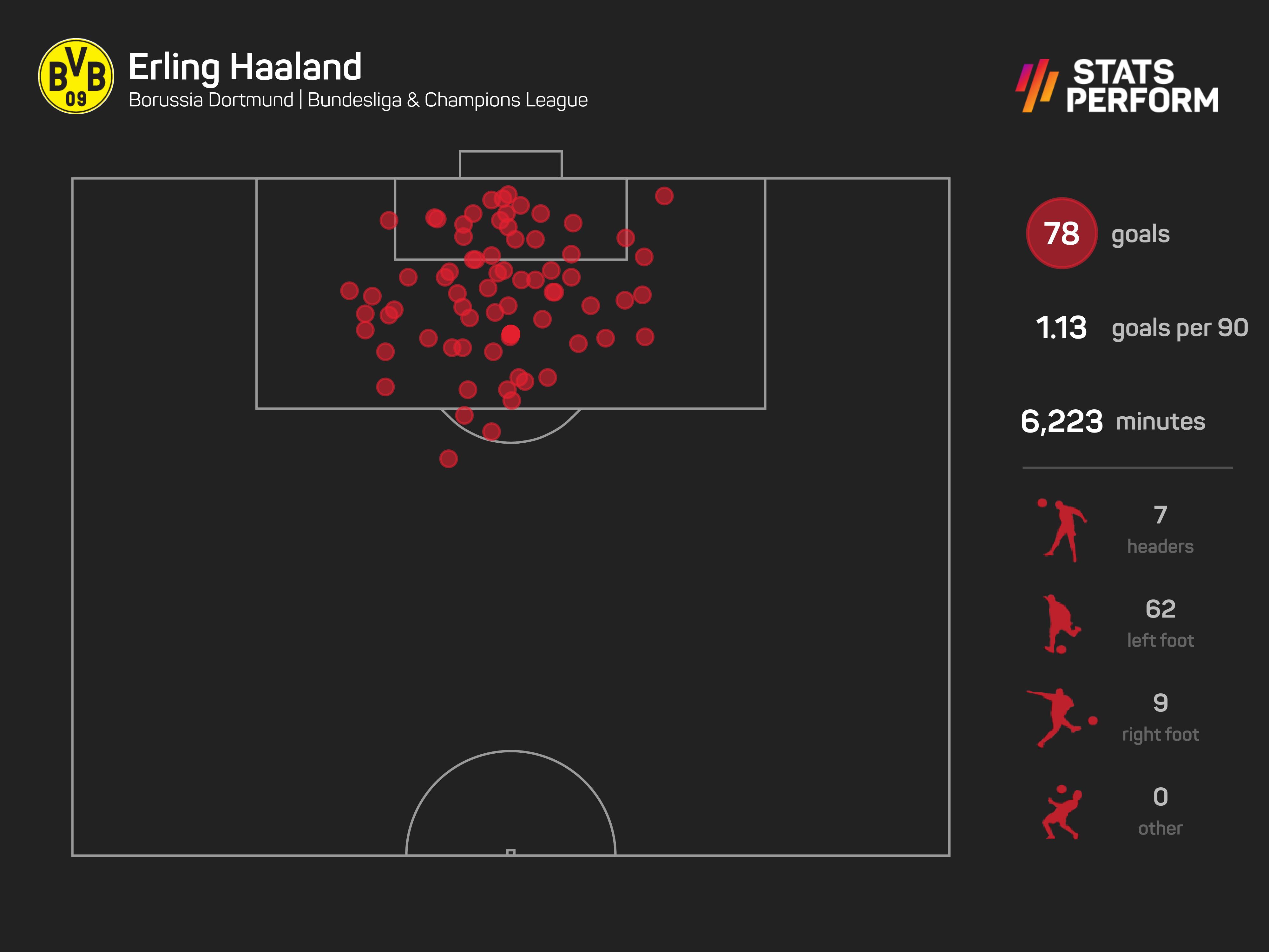 Erling Haaland has been prolific for Borussia Dortmund
