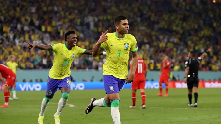 Casemiro struck late for Brazil against Switzerland