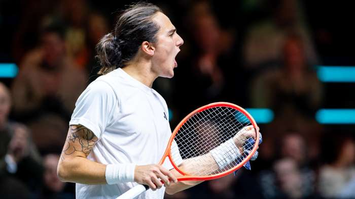 Bellucci downs Tsitsipas to continue dream run in Rotterdam