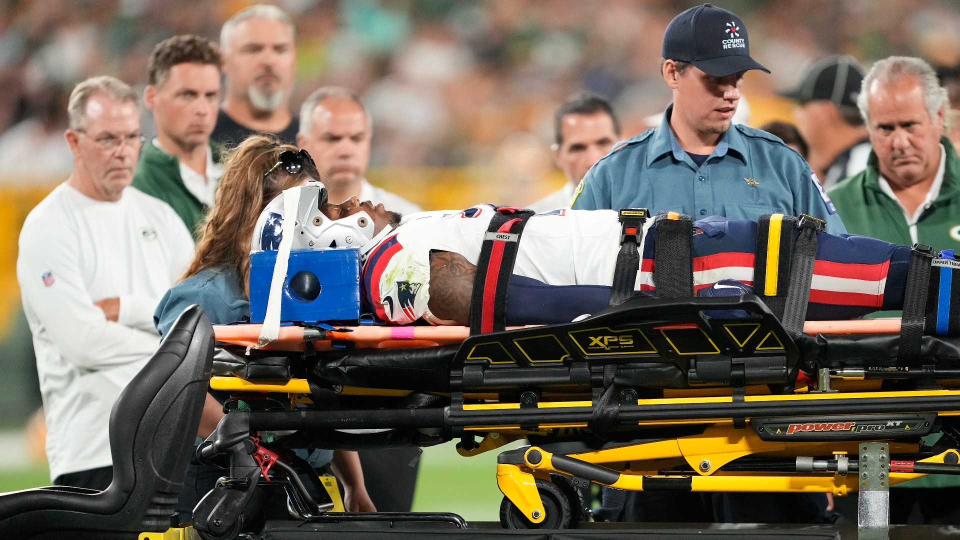 Patriots-Packers preseason game called off after injury to New England's Isaiah Bolden
