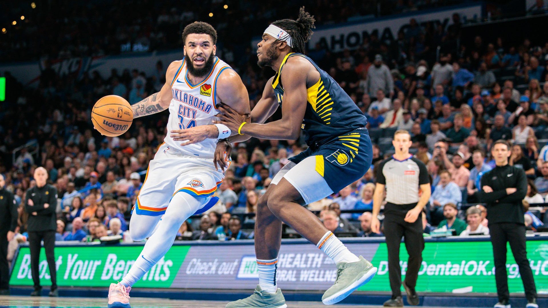 NBA: Thunder roil past Pacers for 9th straight win