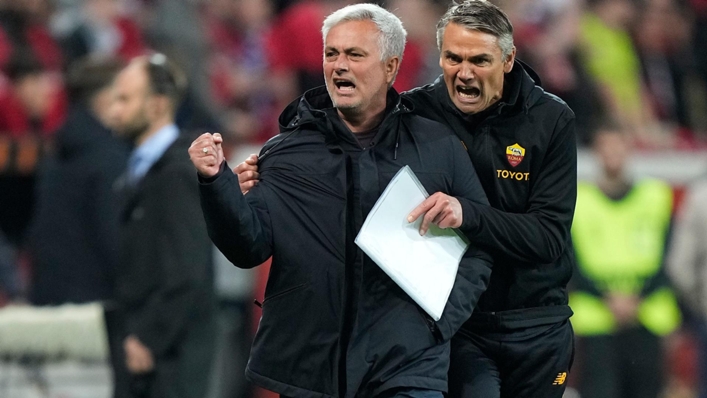 Jose Mourinho took Roma to another European final (Martin Meissner/AP)