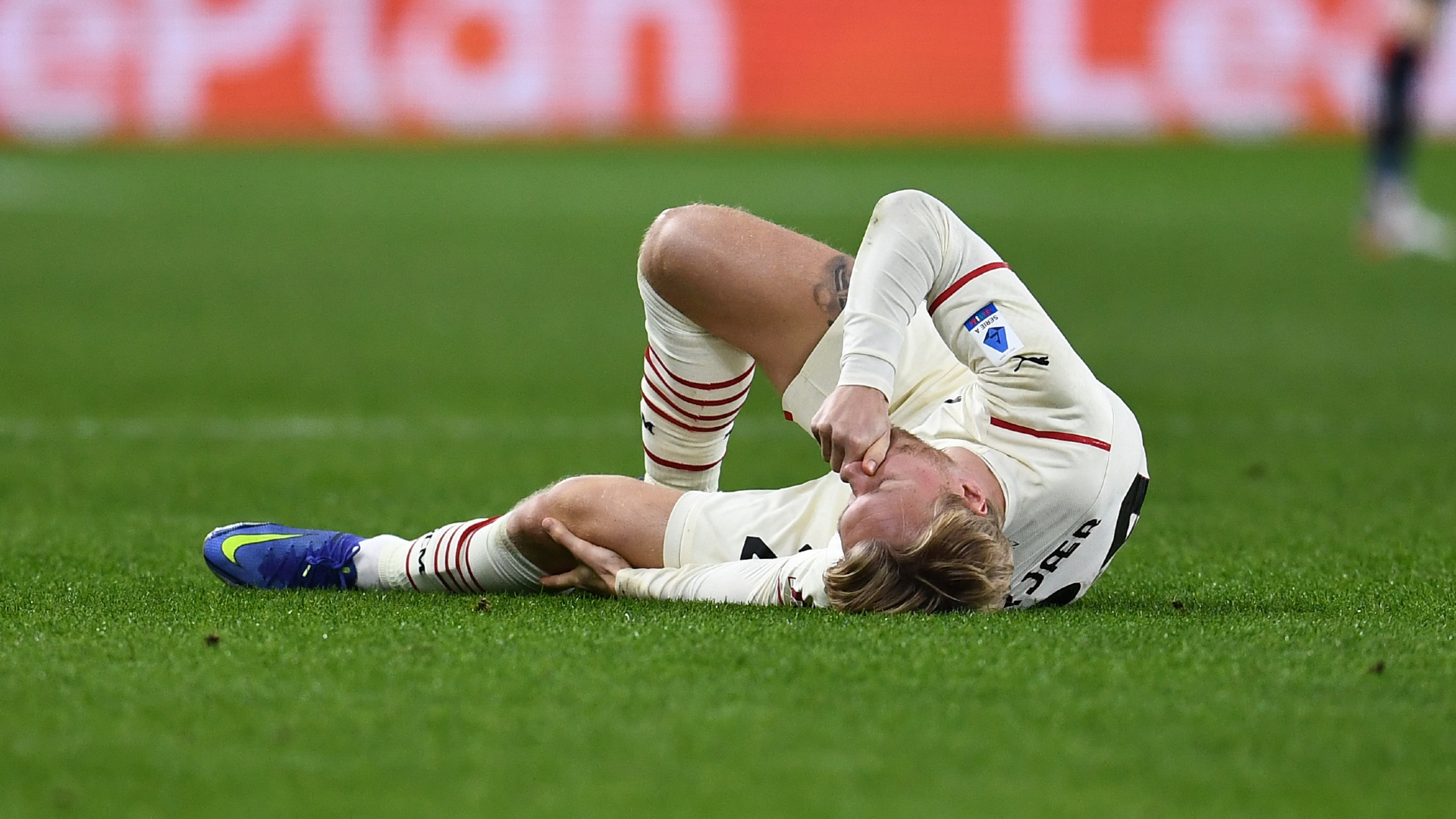 Milan defender Simon Kjaer is out for the season
