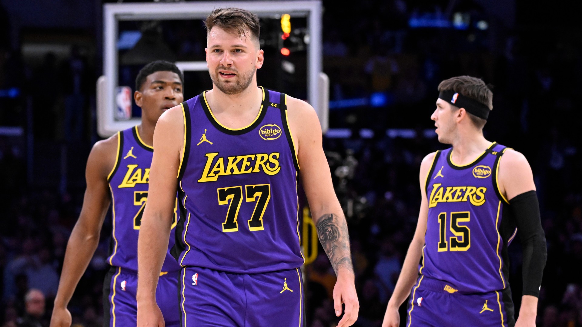 Doncic 'glad it's over' after landing triple-double for Lakers on Mavs return