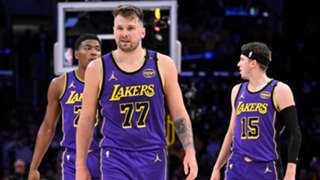 Doncic 'glad it's over' after landing triple-double for Lakers on Mavs return