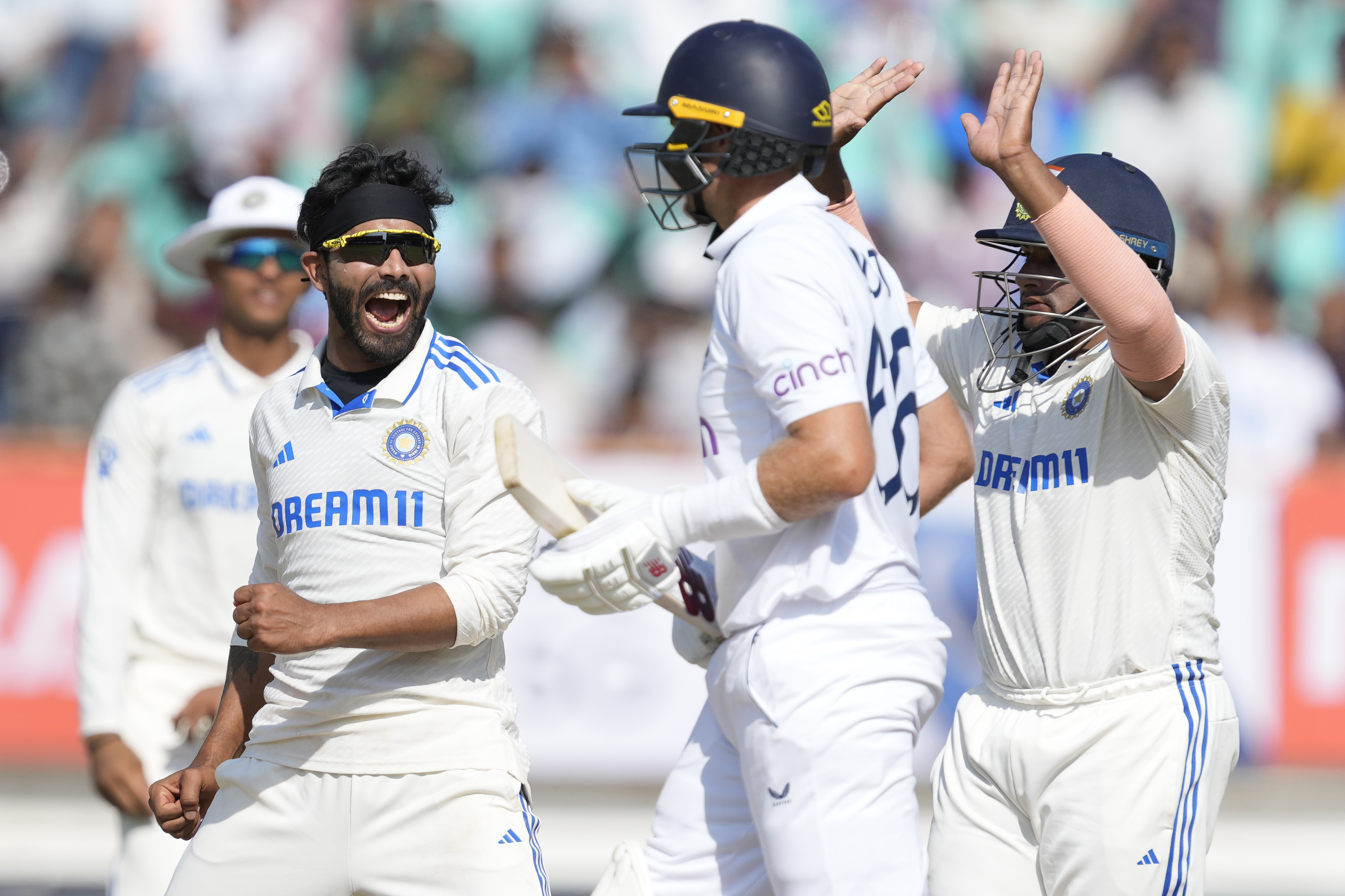 Ravindra Jadeja took five wickets