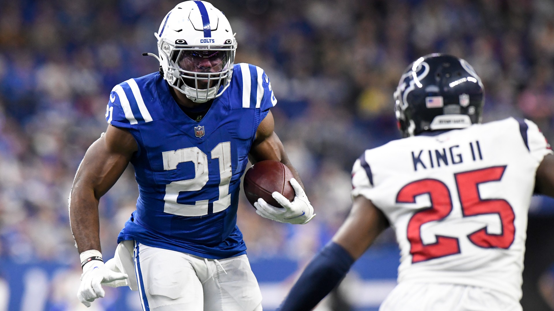 Indianapolis Colts running back Zack Moss breaks arm, expected to miss ...