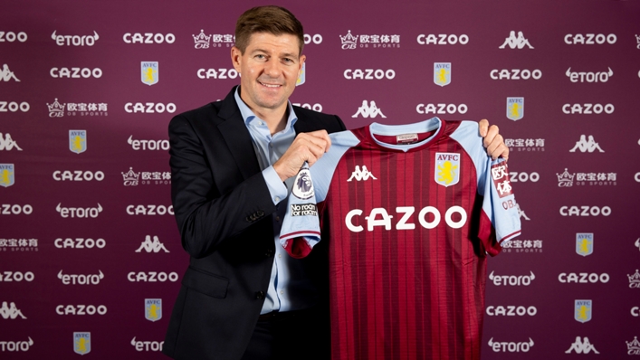 Steven Gerrard was unveiled as Aston Villa boss last week