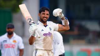 Jurel's unbeaten century puts India in control against Sri Lanka
