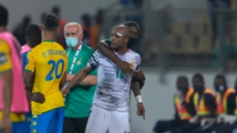 Andre Ayew cut a frustrated figure towards the end of the draw with Gabon