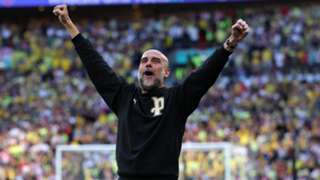 Man City 'far away' from completing domestic treble, insists Guardiola