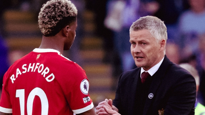 Marcus Rashford enjoyed a strong relationship with former Manchester United manager Ole Gunnar Solskjaer