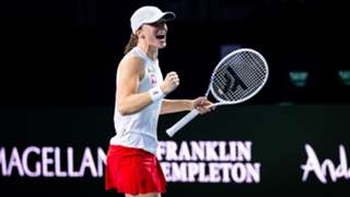 Swiatek leads Poland into Billie Jean King Cup semi-finals after 'exhausting day'