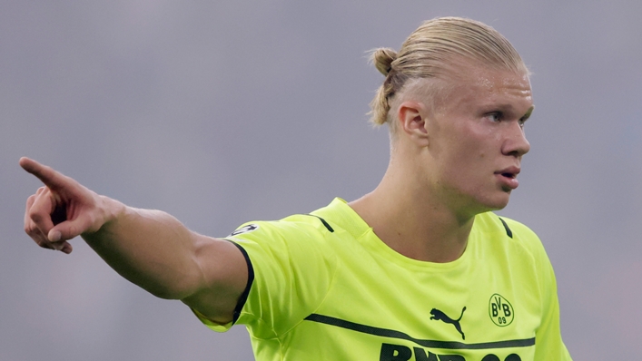 Borussia Dortmund striker Erling Haaland is a wanted man