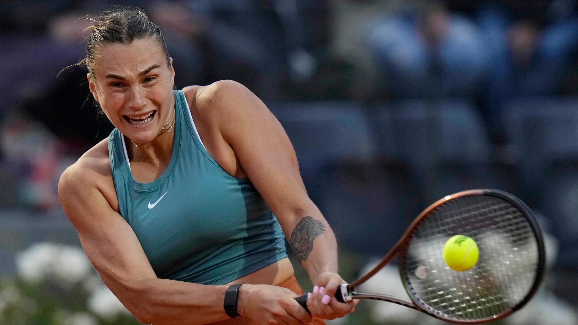 Aryna Sabalenka is bidding to win her second Grand Slam title (Alessandra Tarantino/AP)