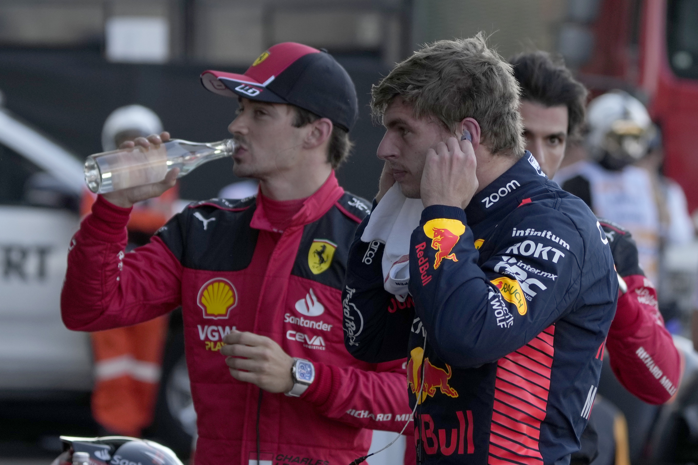 Leclerc pipped Max Verstappen to pole position in Mexico City