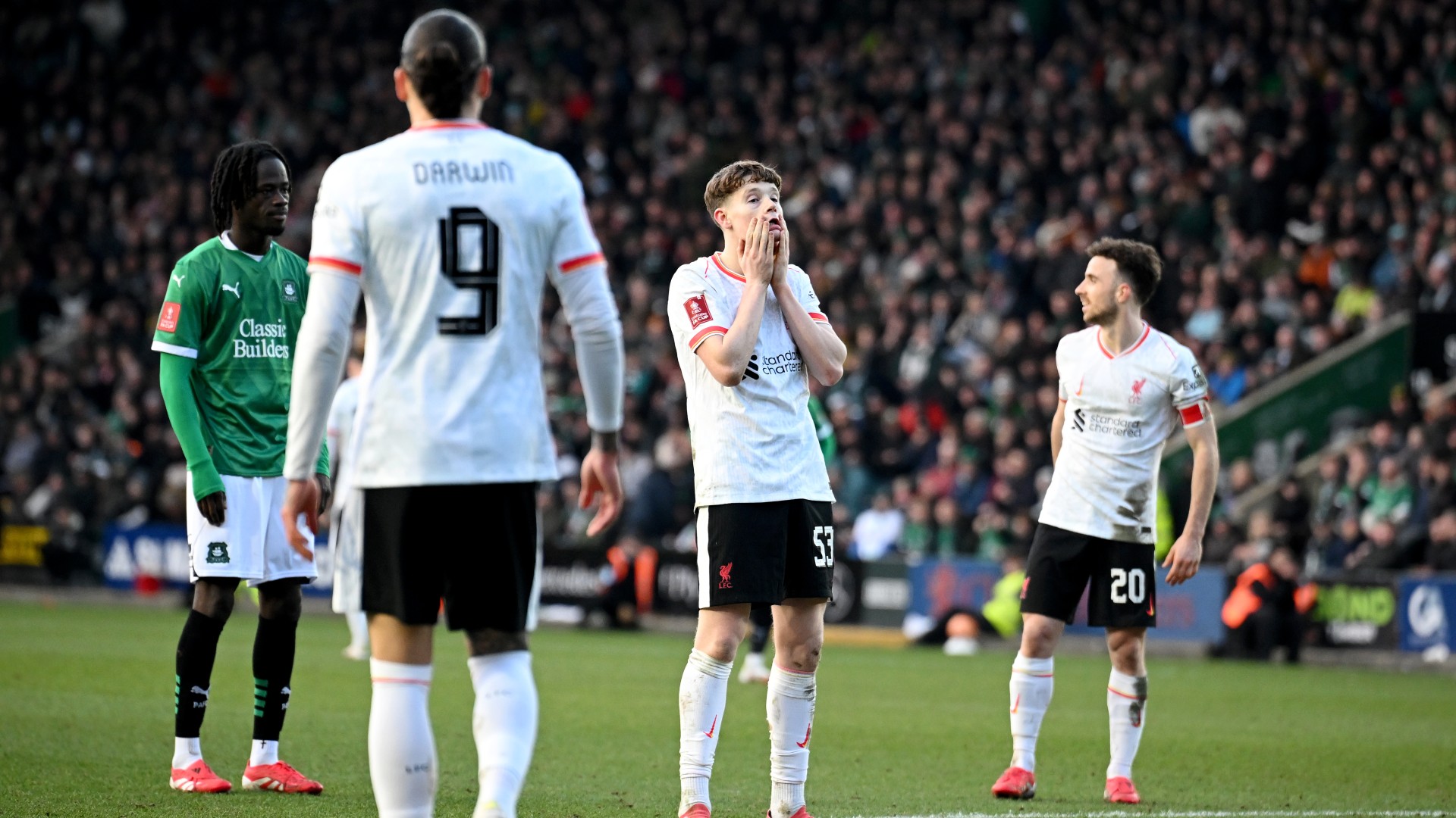 'It's difficult for every team' - Slot likens Plymouth's 'long ball' tactics to Man Utd