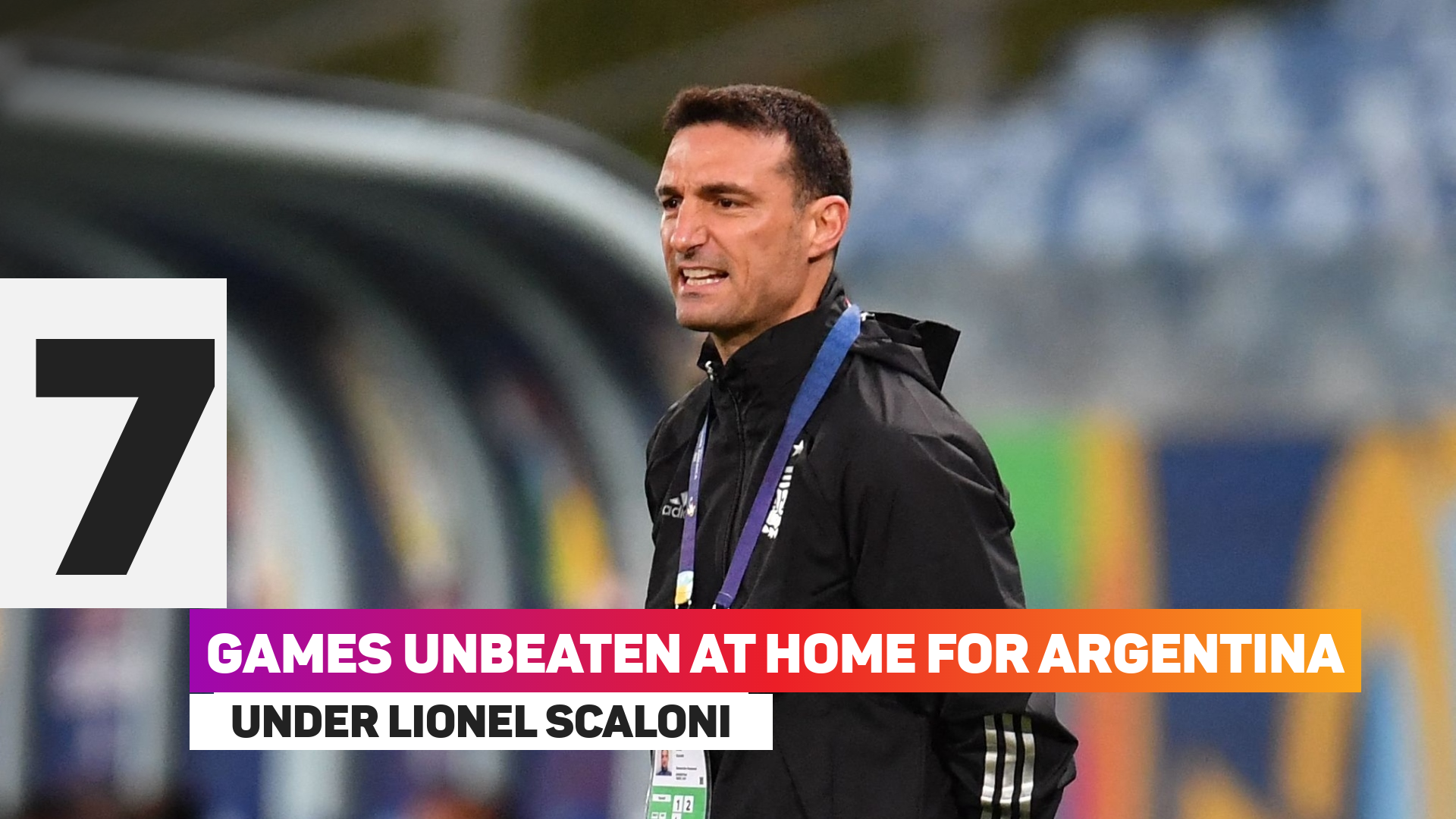 Argentina are unbeaten in seven home games under Lionel Scaloni