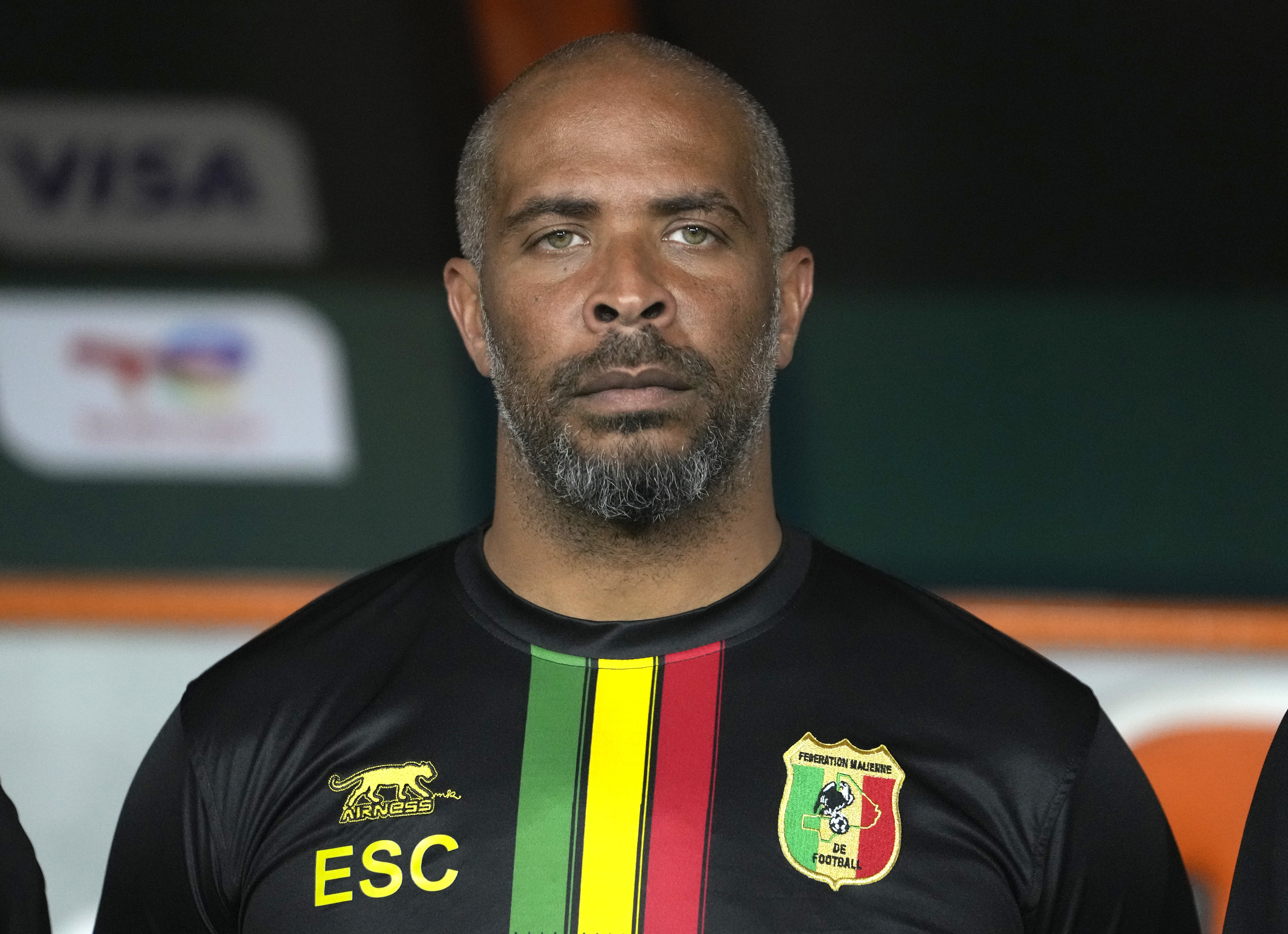 Mali head coach Eric Chelle (Sunday Alamba/AP)