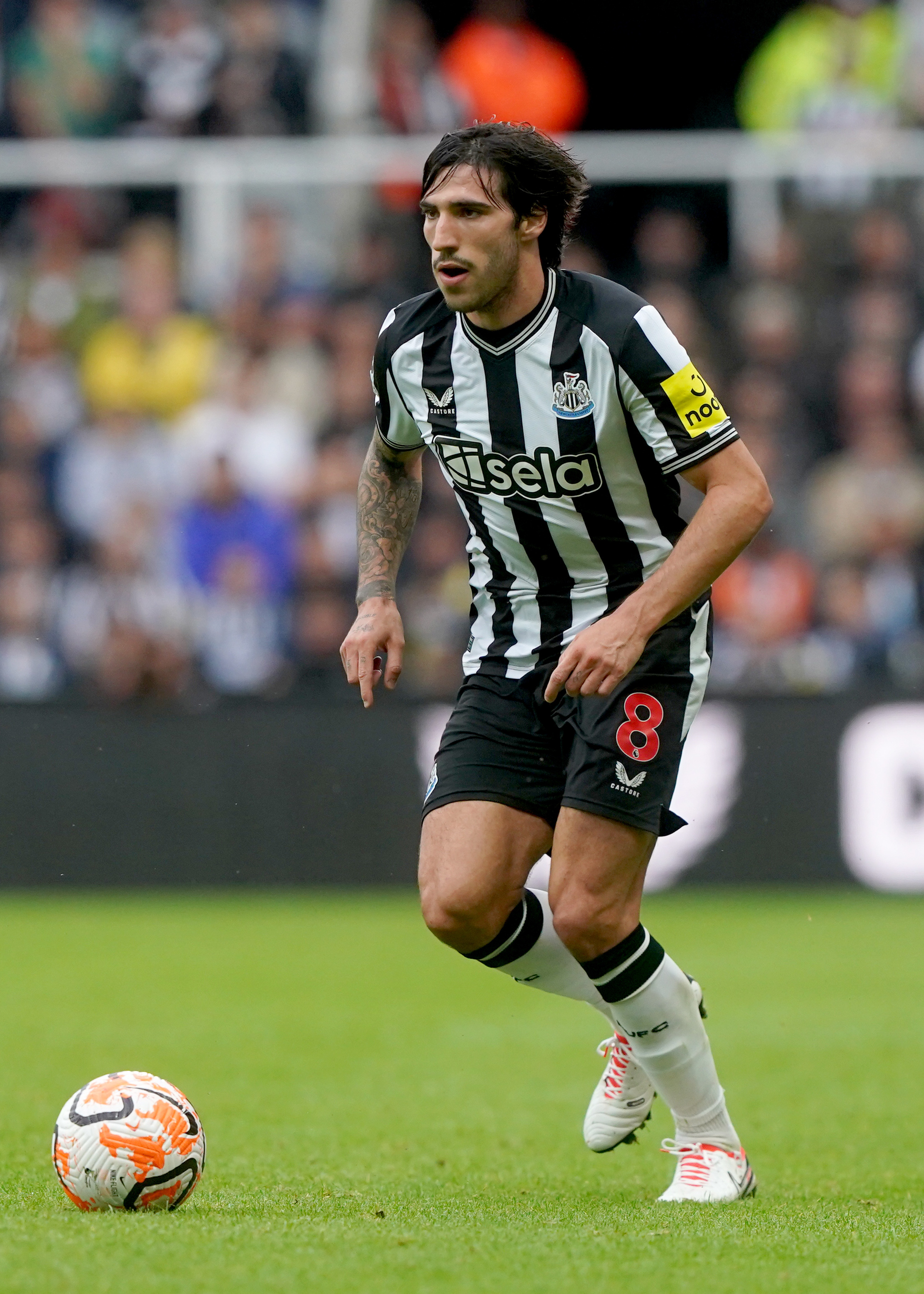 Sandro Tonali joined Newcastle from AC Milan in a £53million summer switch
