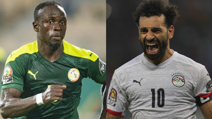 Sadio Mane (L) and Mohamed Salah will meet in the Africa Cup of Nations final