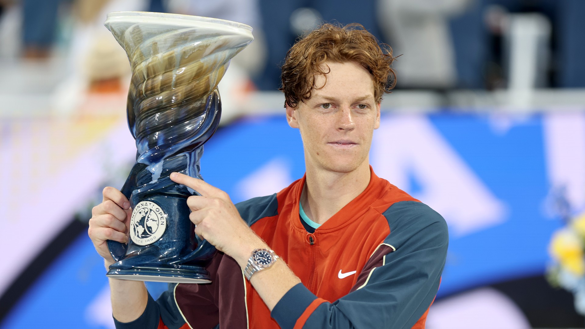 Sinner overcomes 'difficult week' to win Cincinnati title