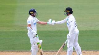 Conway and Latham make history as New Zealand set West Indies huge target