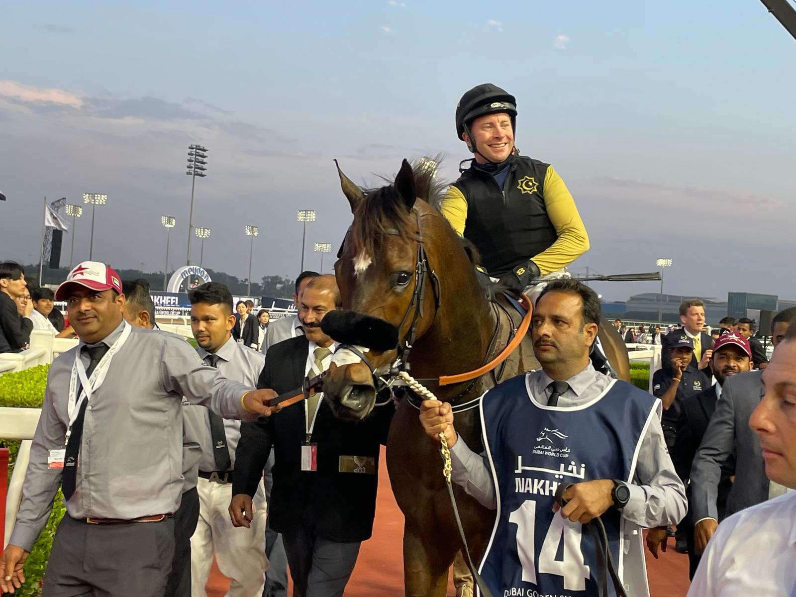 Tuz showed a remarkable turn of foot