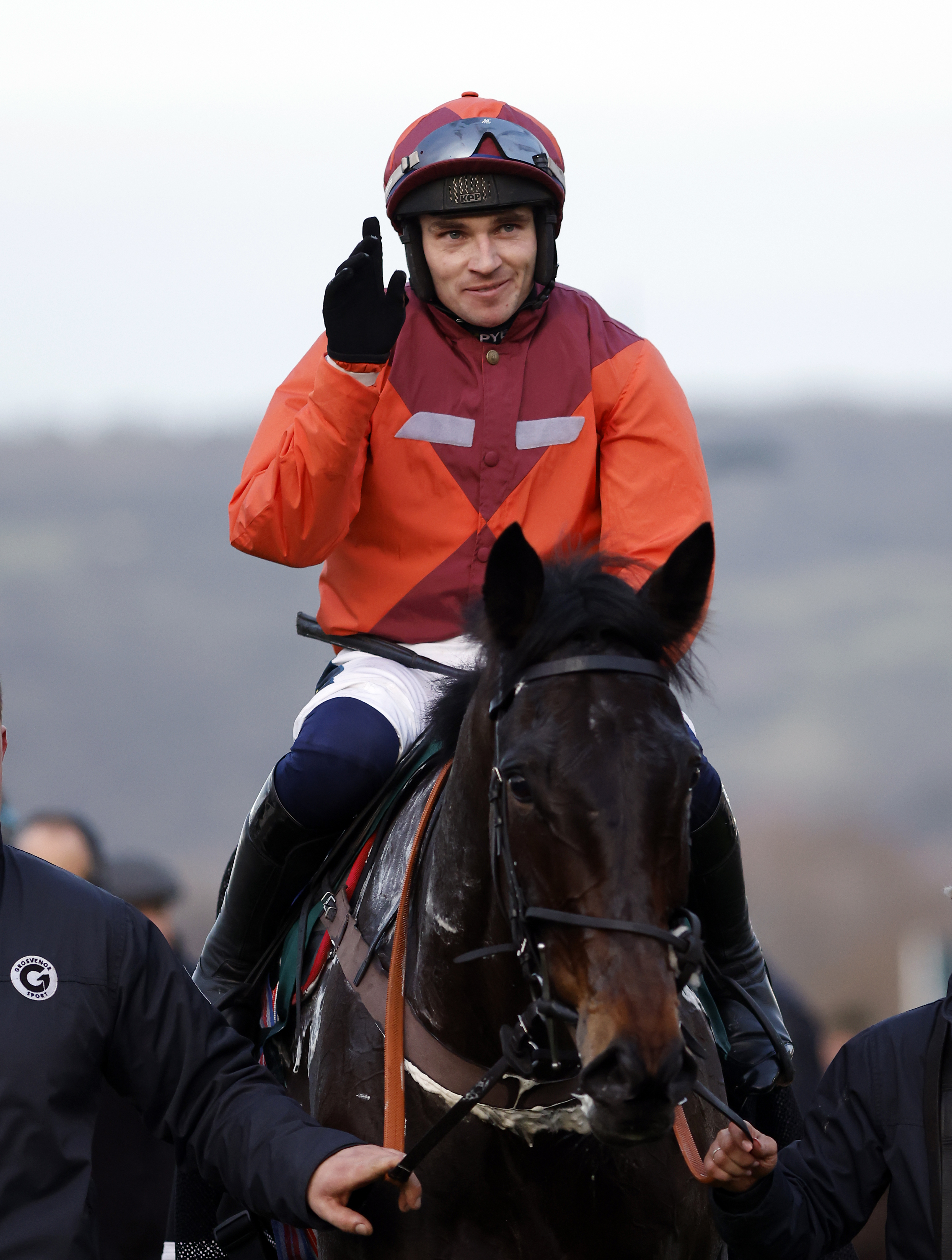 Gidleigh Park and jockey Jonathan Burke