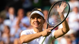 Simona Halep was back at Centre Court on Monday