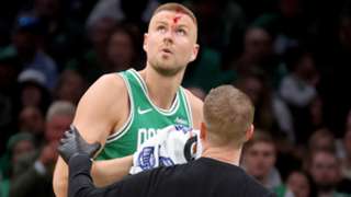 Porzingis loved 'WWE moment' in Celtics' playoff win over Magic