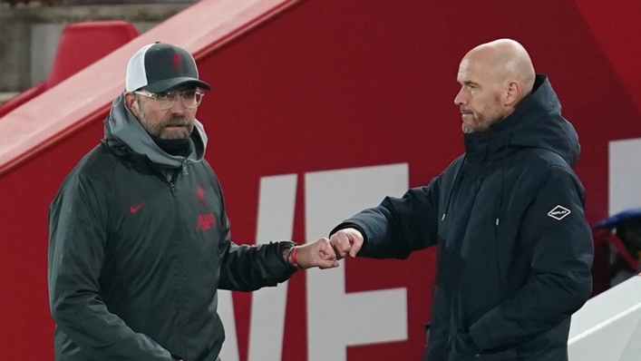 Both Jurgen Klopp and Erik ten Hag are looking to kickstart their respective seasons in Monday night's huge clash