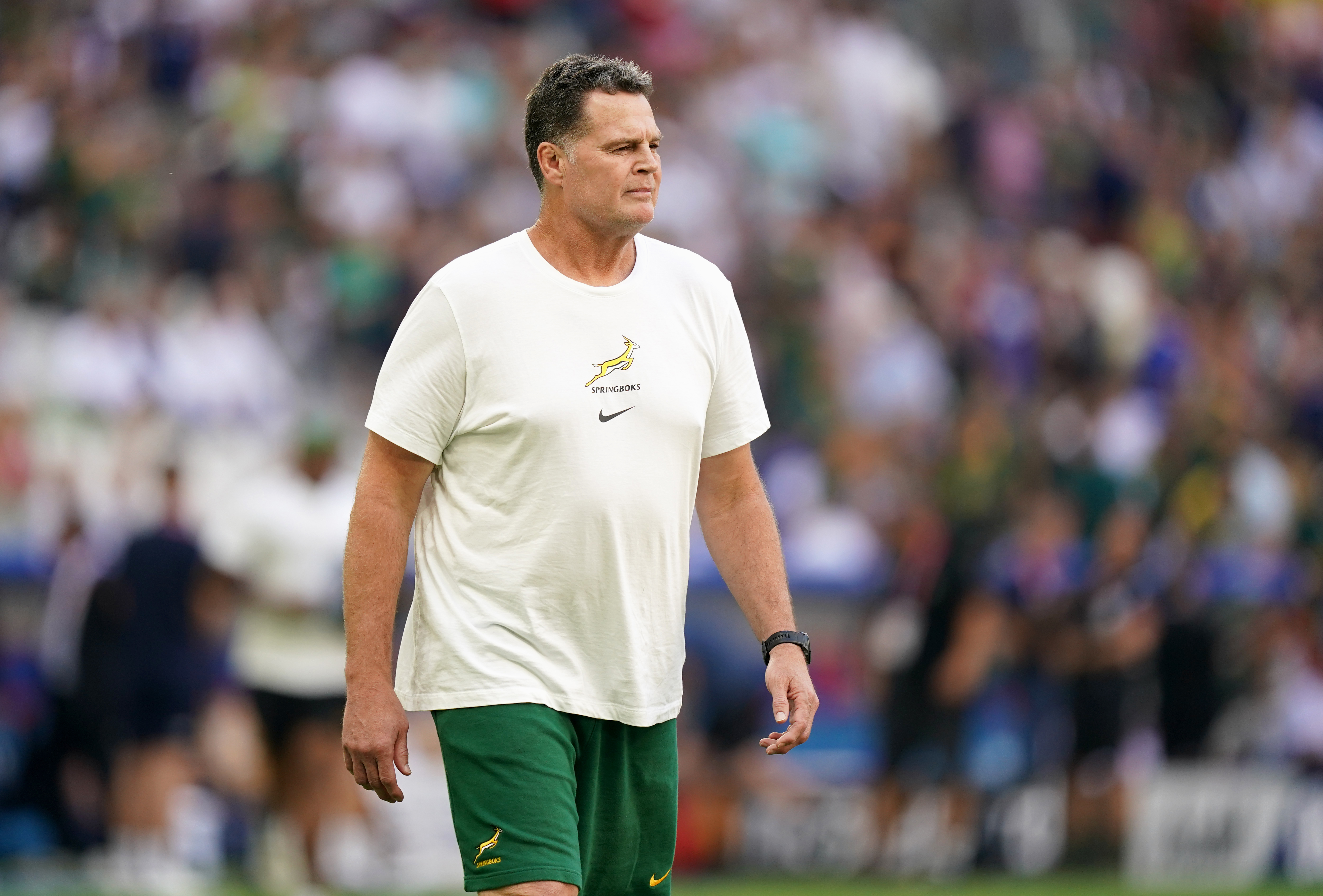 Rassie Erasmus denied using HIA to rest his forwards against France